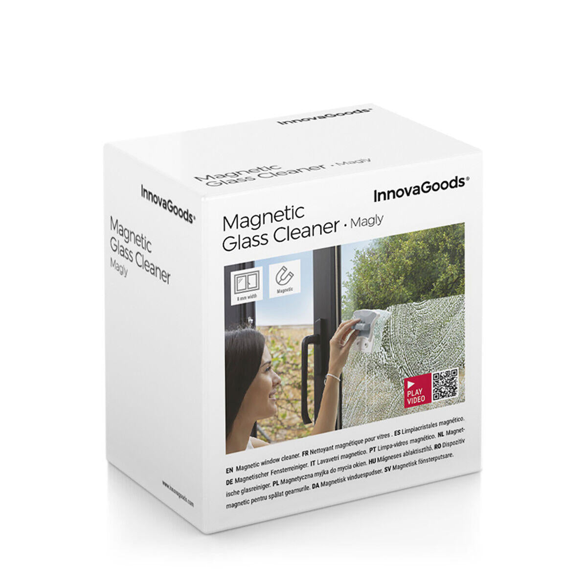 Magly InnovaGoods | Limpa Vidros Magnético Sem Esforço